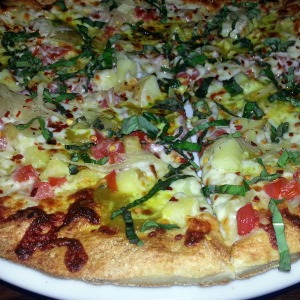 Curry vegetable pizza from Second